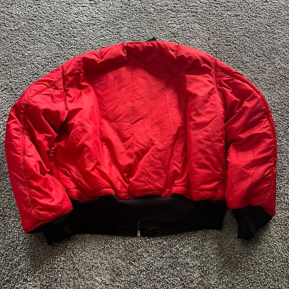 Alpha Industries Reversible NASA MA-1 Apollo II Bomber Jacket Mens Size 2XL - Picture 4 of 11